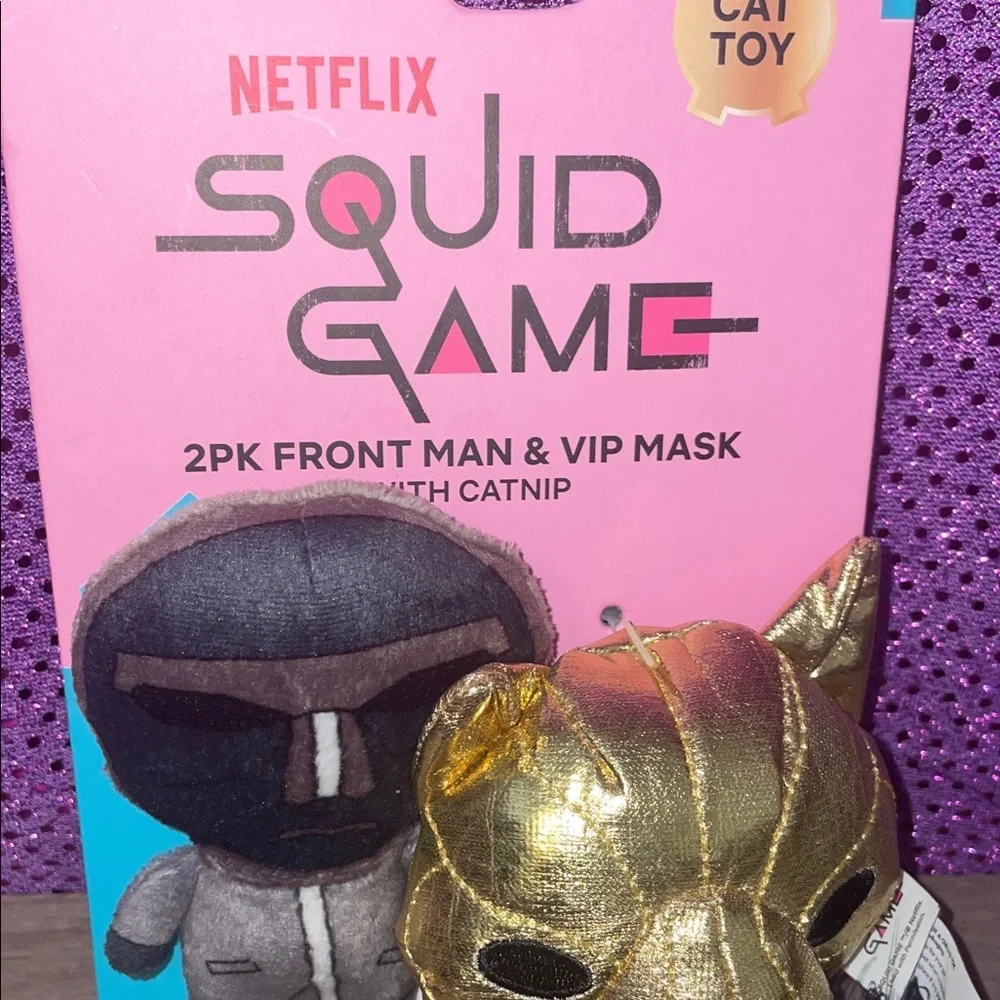 🏝️🎉Netflix Squid Game Cat Toy Set